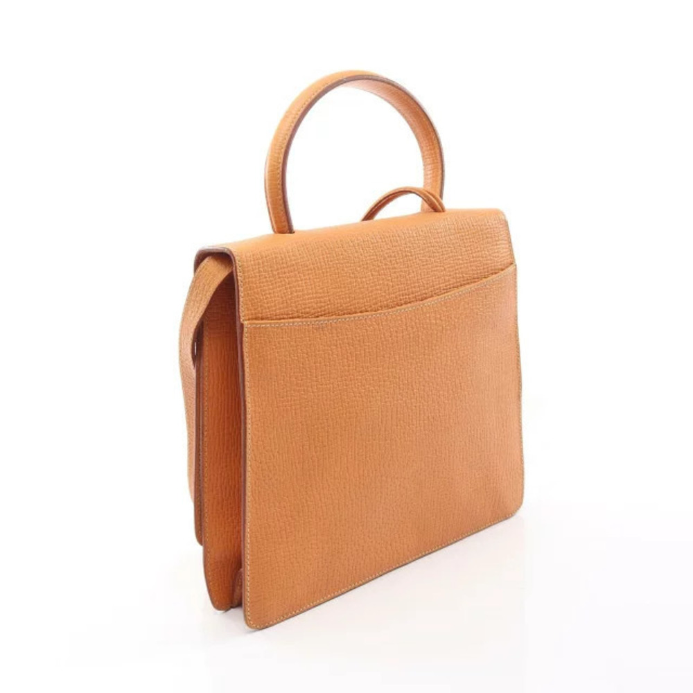 Loewe orange Barcelona leather handbag